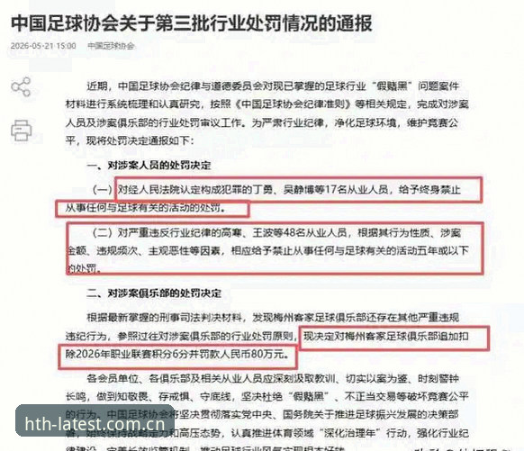 足协第三批禁足名单的尺度解析：终身禁赛与5年禁赛的处罚差异与行业警示